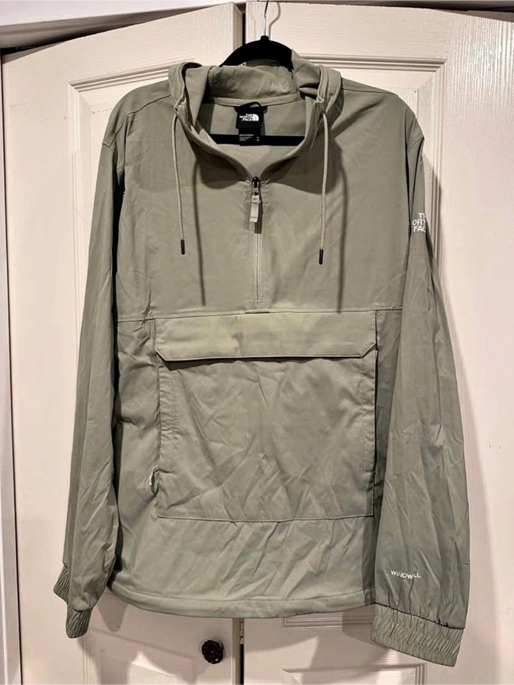 The North Face Anorak Pullover Men's Green Windbreaker